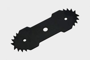 廠家定制園藝配件黑色雙頭3孔16齒修剪修邊機刀片